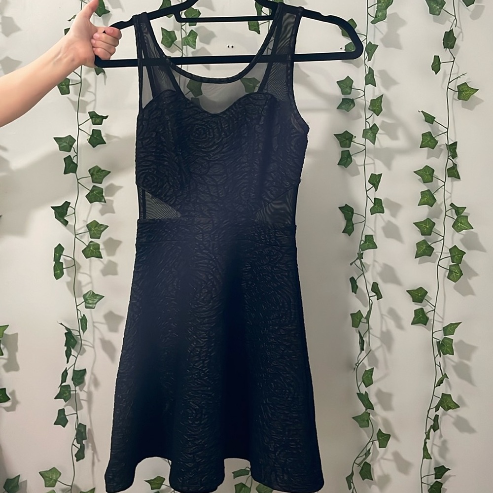 MATERIAL GIRL black dress. brand by madonna size xs small.